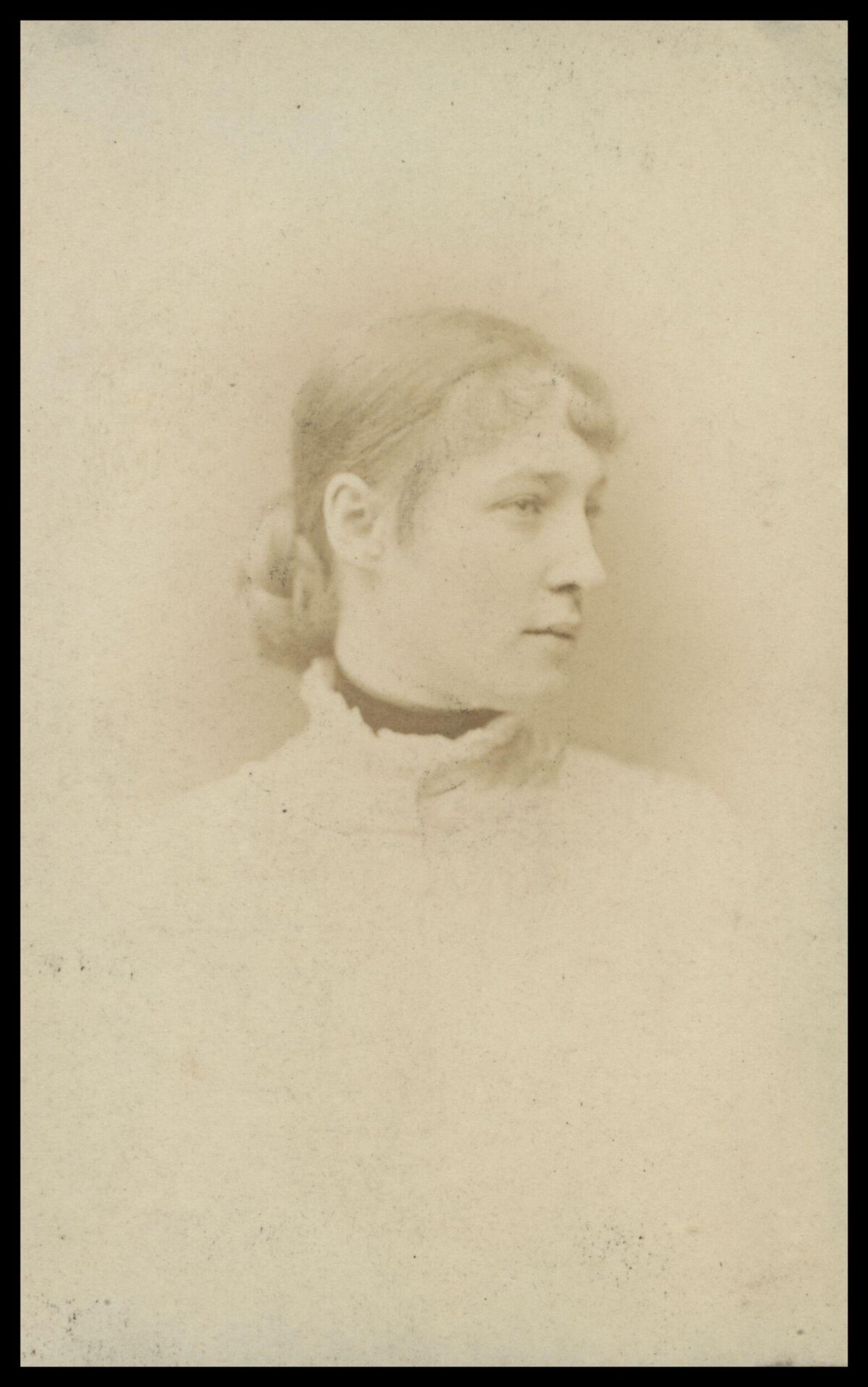 Vintage Profile Portrait of a Woman