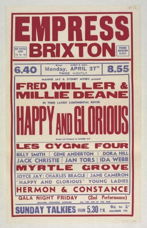 Empress Brixton Revue Show Poster