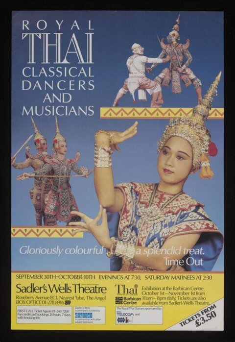 Royal Thai Classical Dancers Performance Poster