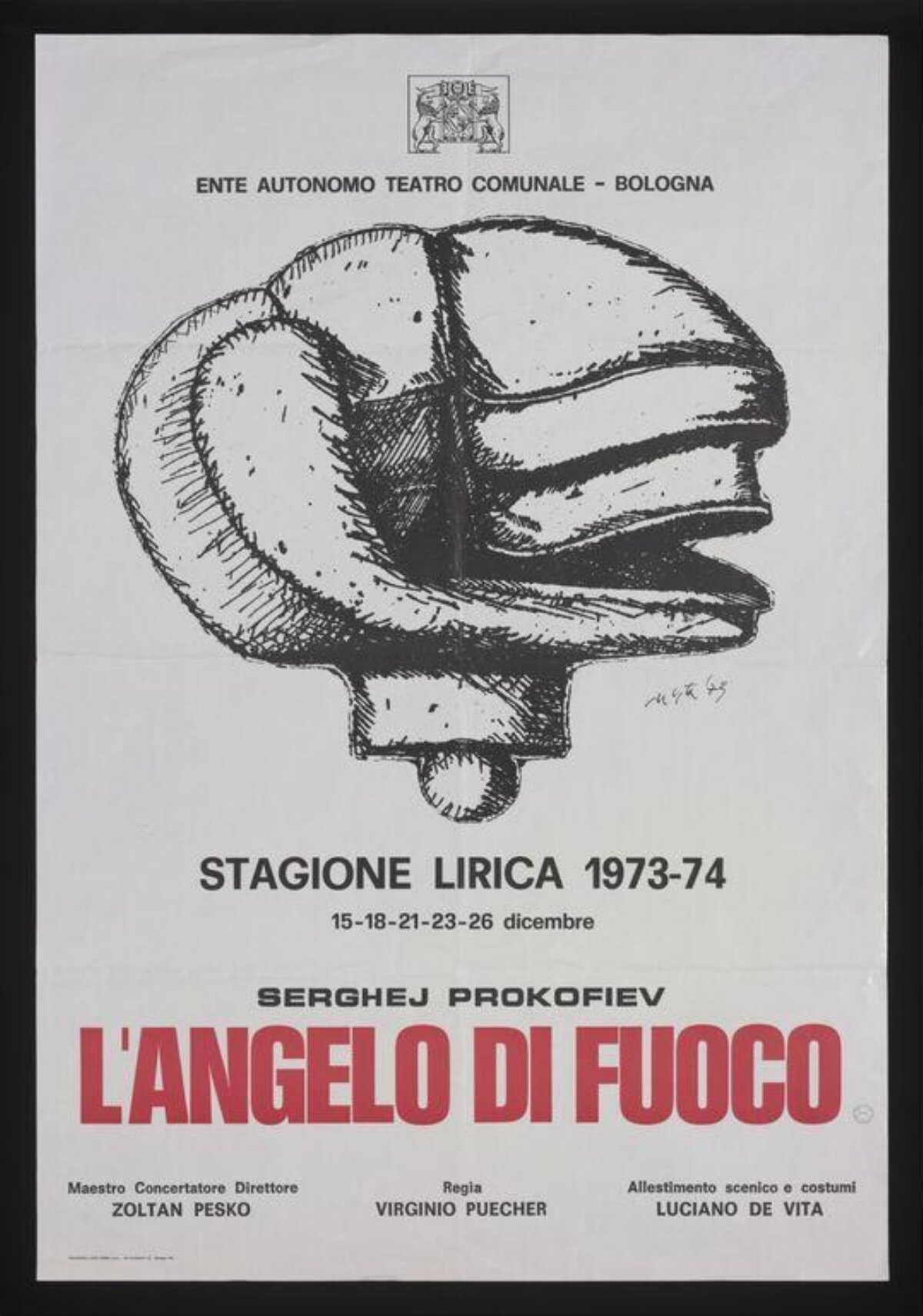 L'Angelo Di Fuoco Opera Poster