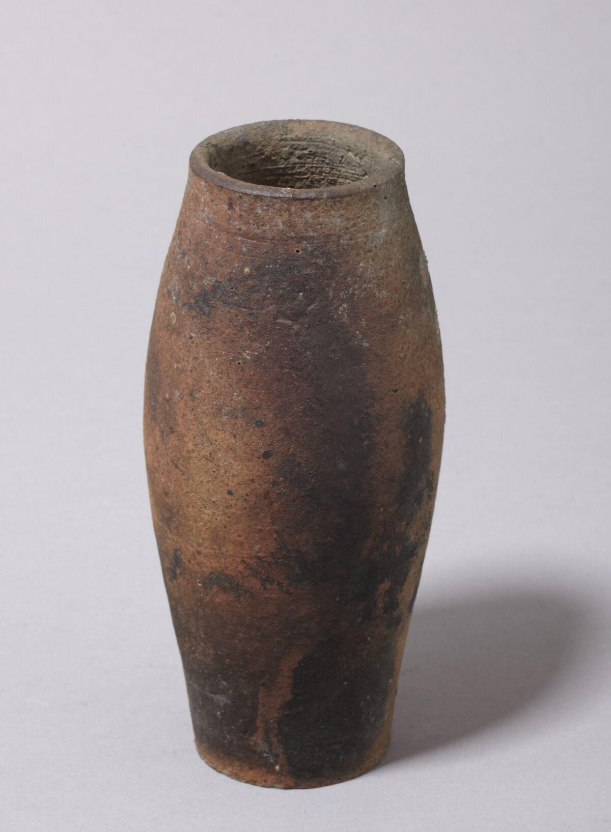 Ancient Cylindrical Earthen Vase