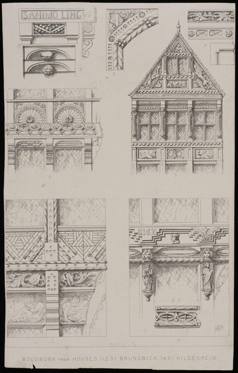 Historic Woodwork Architectural Sketches