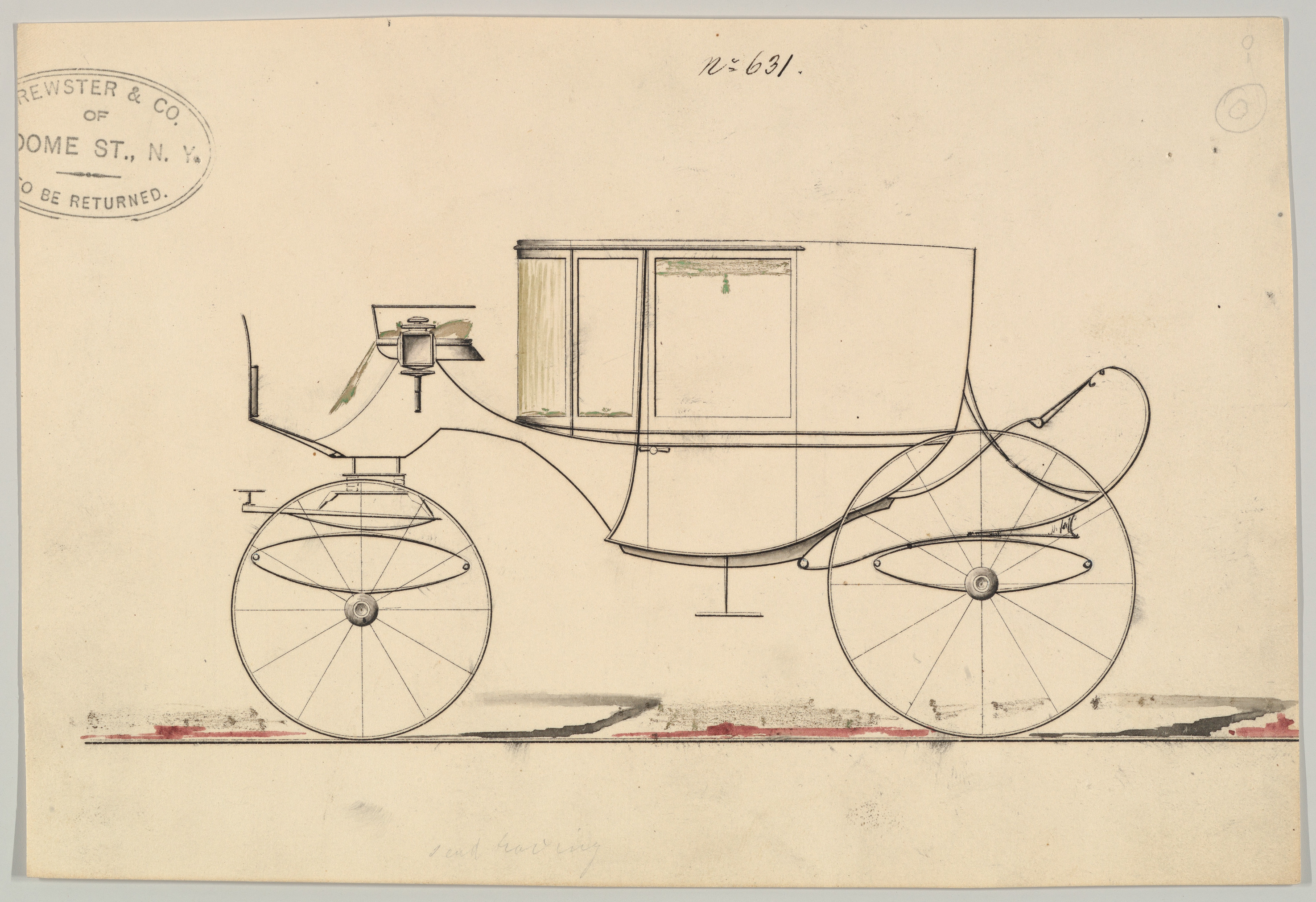 Horse-drawn Carriage Design Drawing