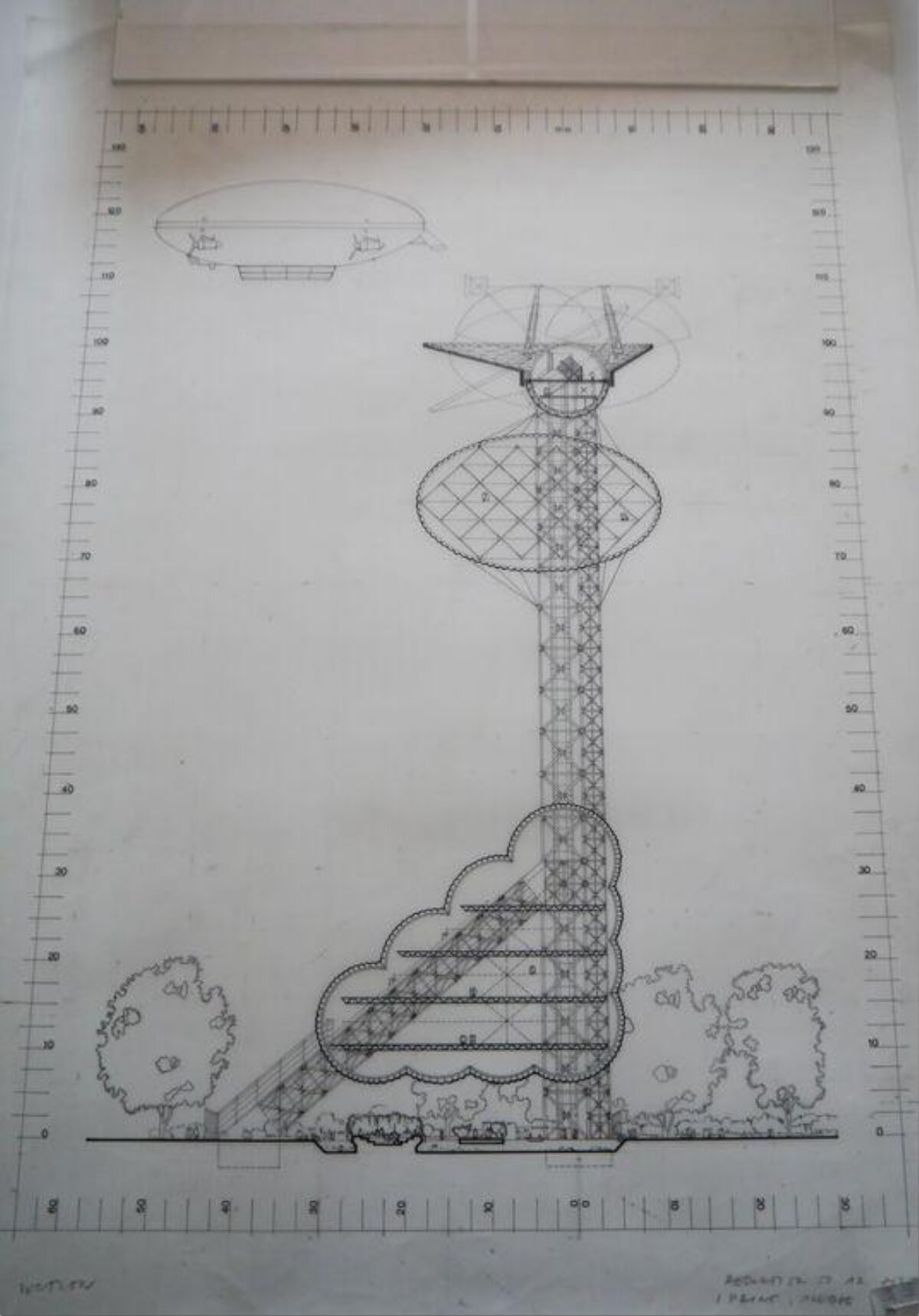 Futuristic Skyscraper Concept Blueprint