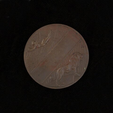 Bronze Relief Sports Medal