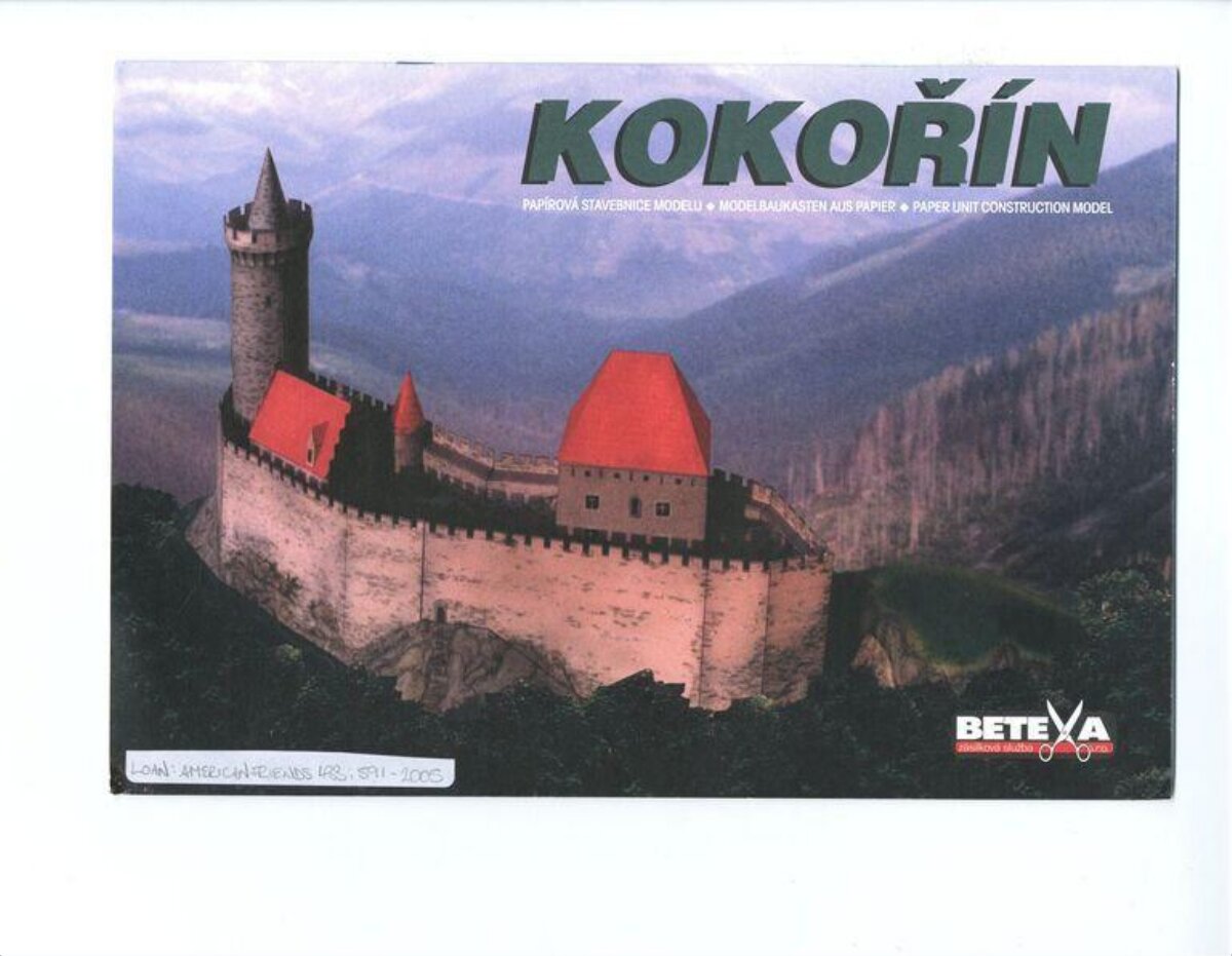 Kokorin Castle Paper Model Kit Cover