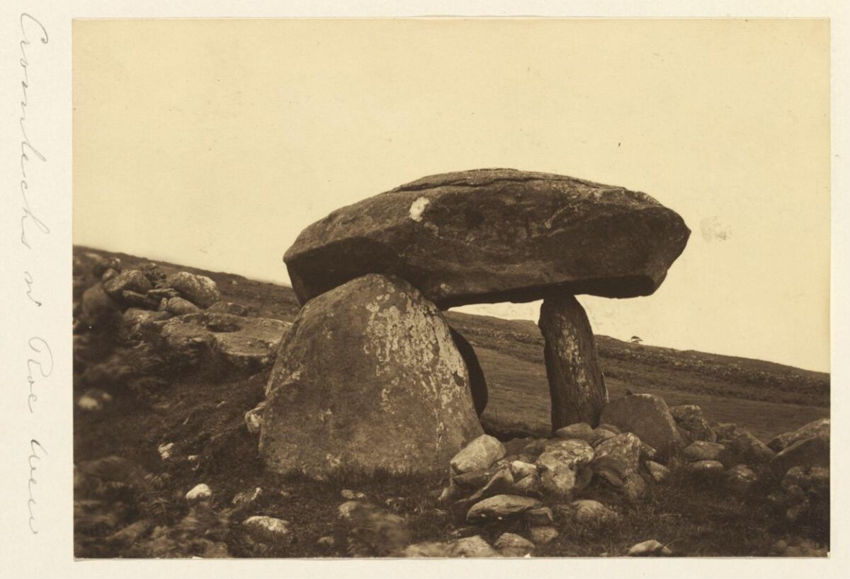 Vintage Photo of Megalithic Dolmen