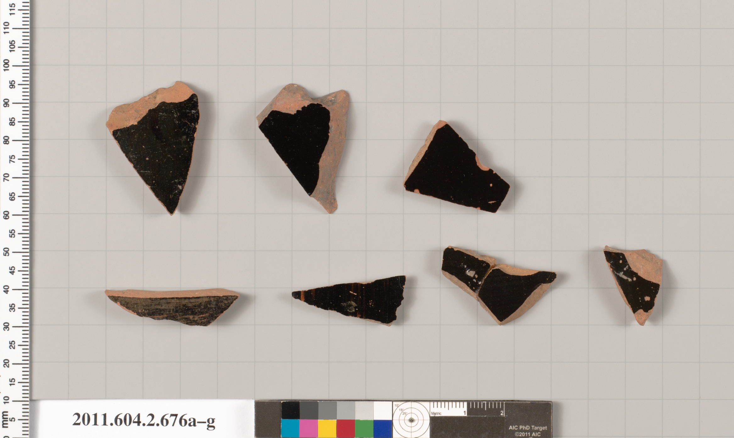 Ancient Pottery Fragment Samples