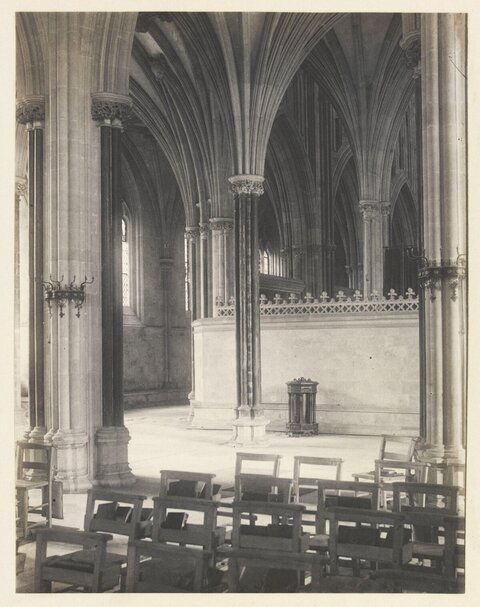 Gothic Cathedral Interior View