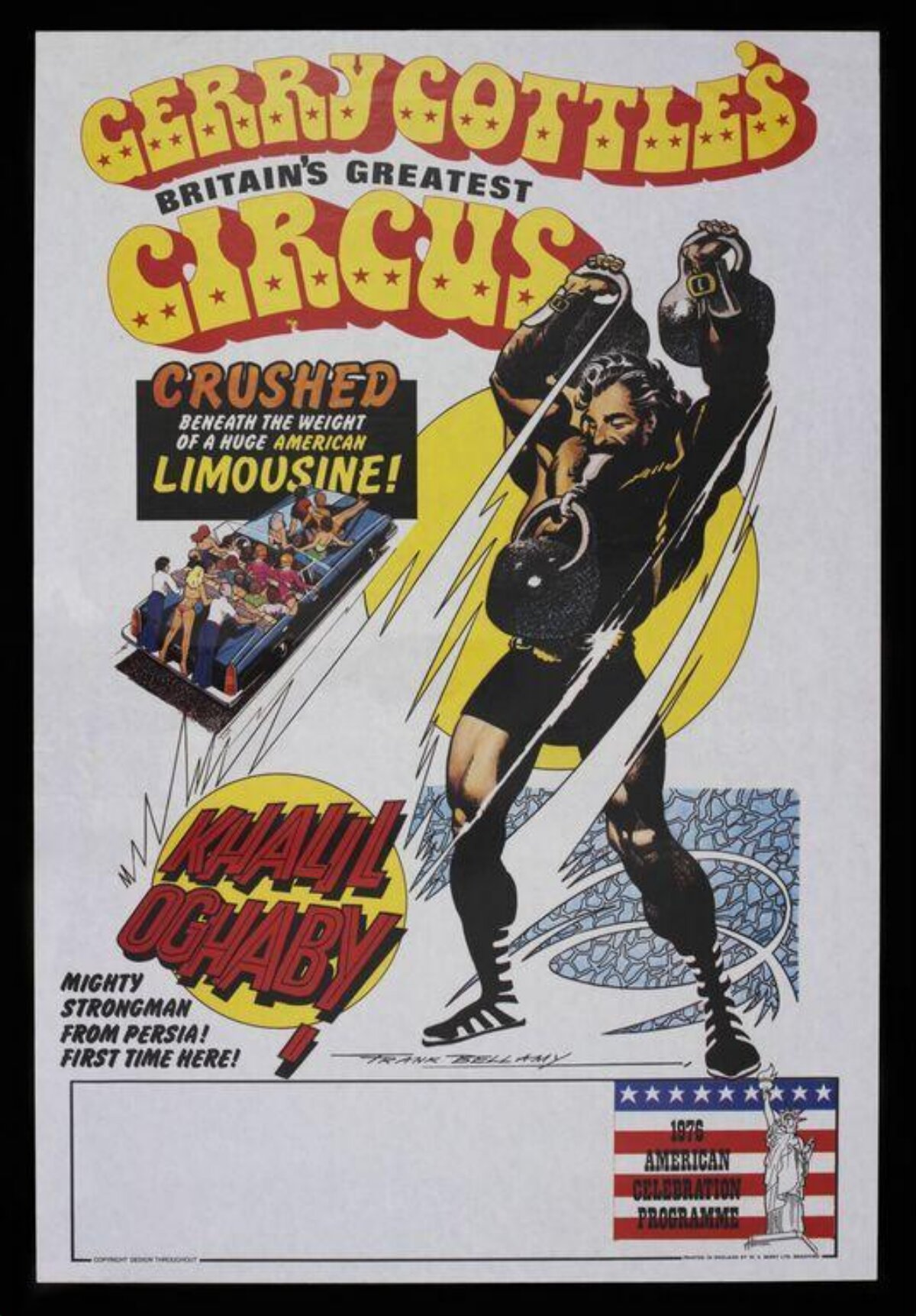 Gerry Cottles Circus 1976 Promotional Poster