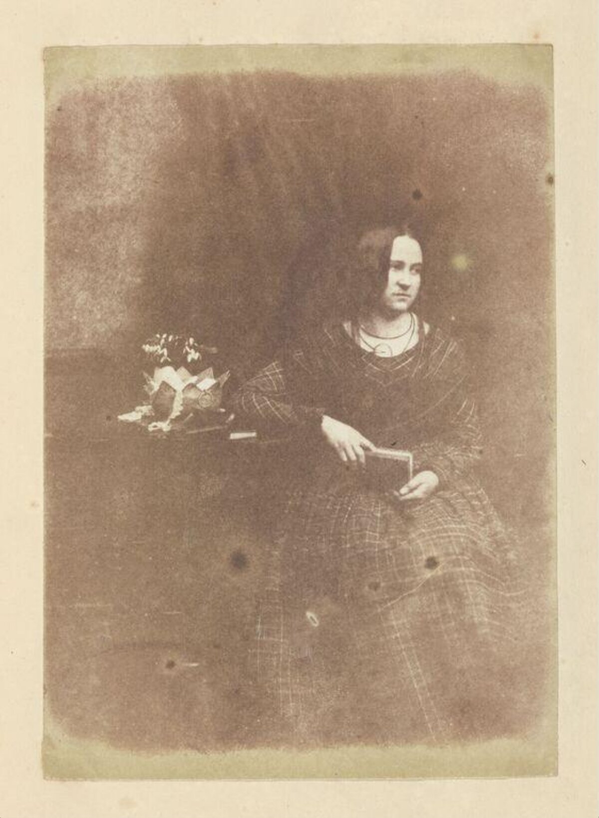 Seated Woman Vintage Portrait