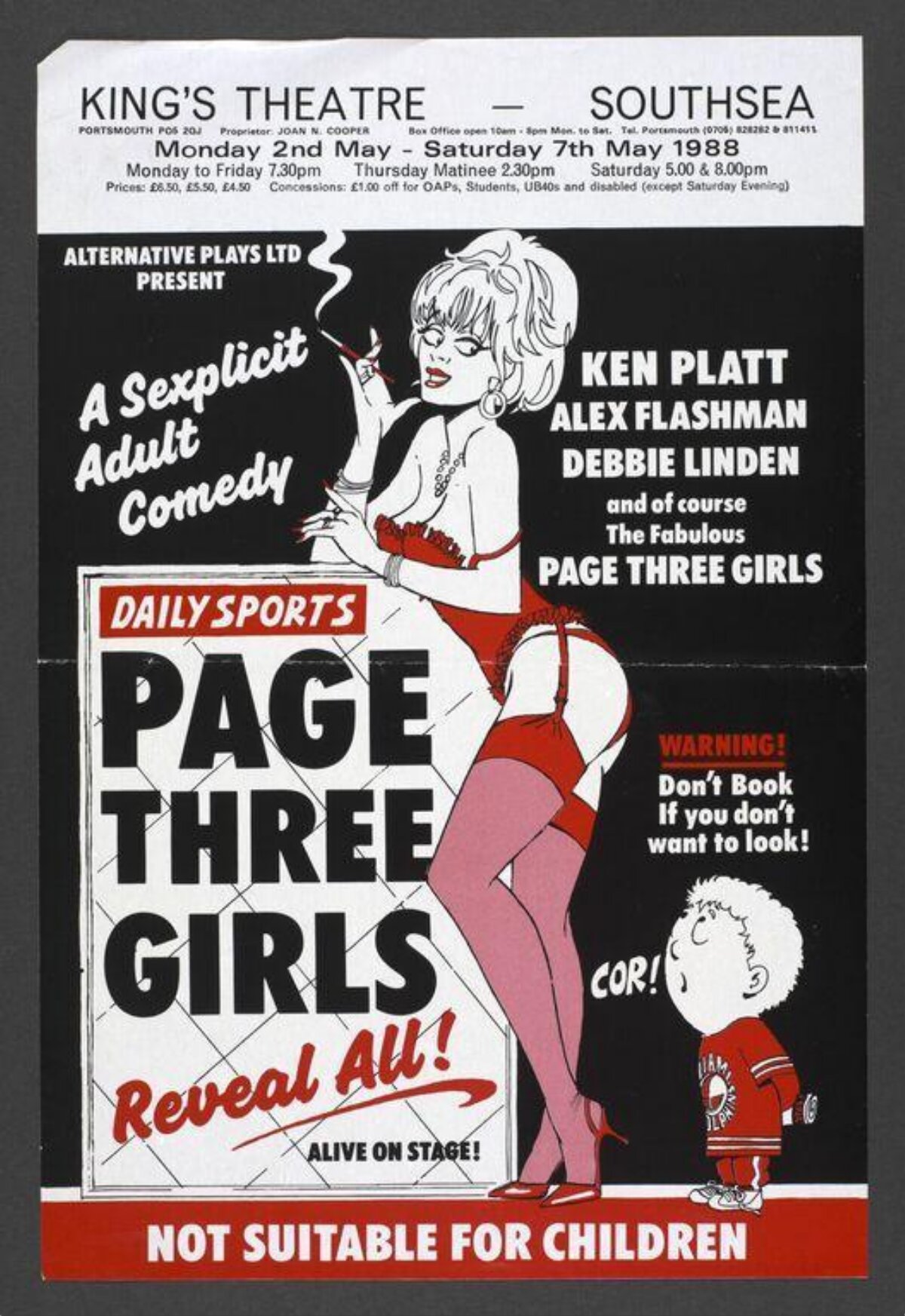 1988 Page Three Girls Play Poster