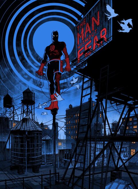Daredevil: Man Without Fear Night Cityscape