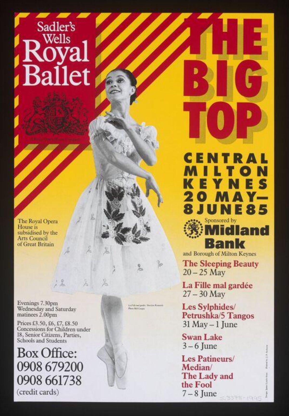 1985 Royal Ballet The Big Top Poster