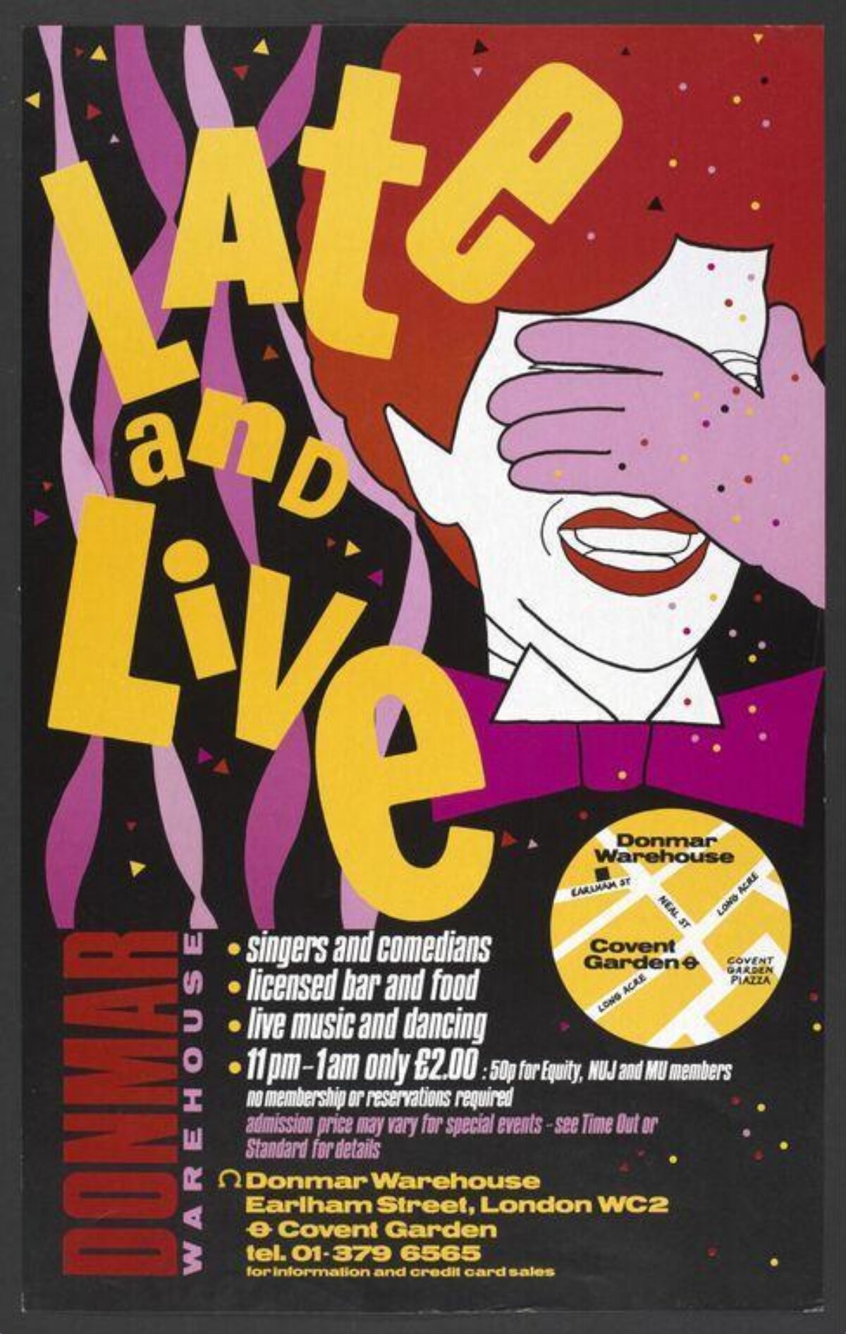 Late and Live Donmar Warehouse Event Poster