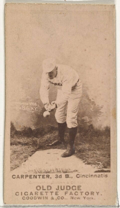 1888 Old Judge Cincinnati Baseball Card