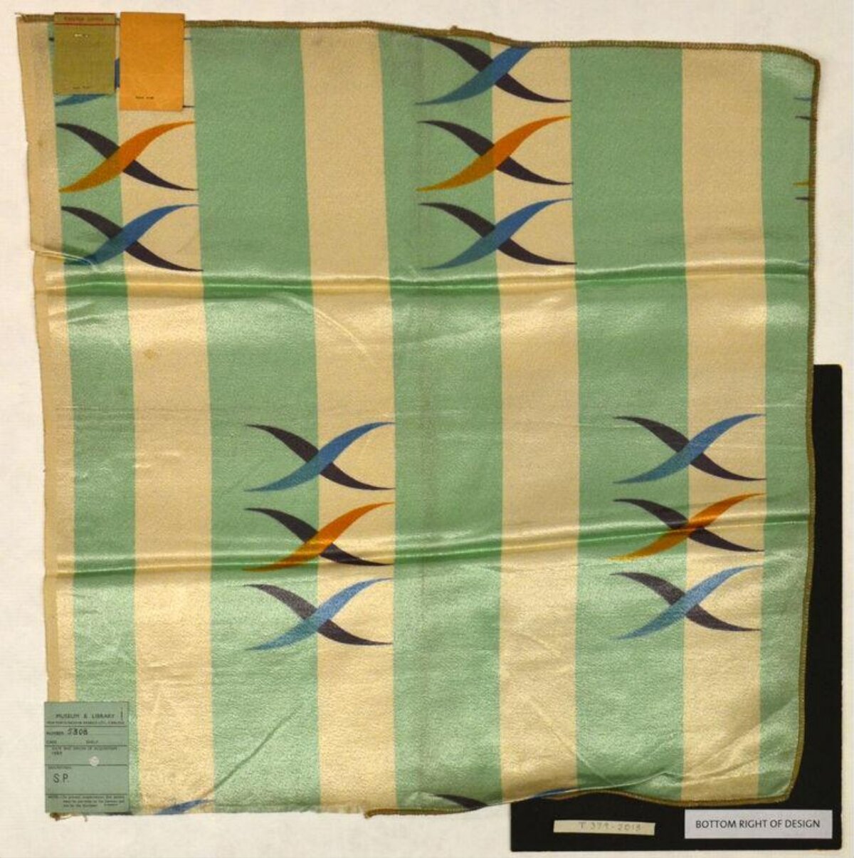 Vintage Geometric Textile Design Sample