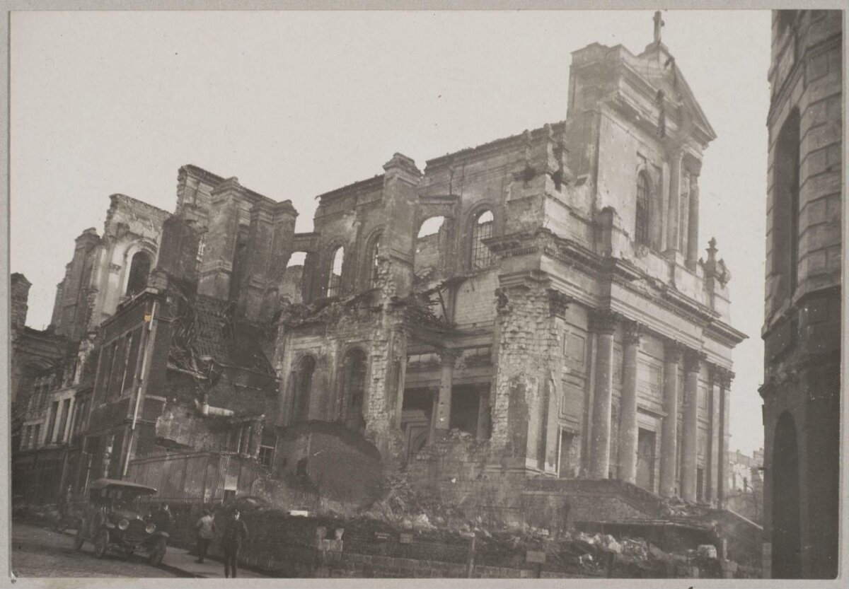 War-Damaged Historic Church Ruins