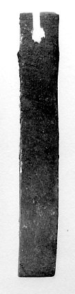 Ancient Notched Iron Artifact