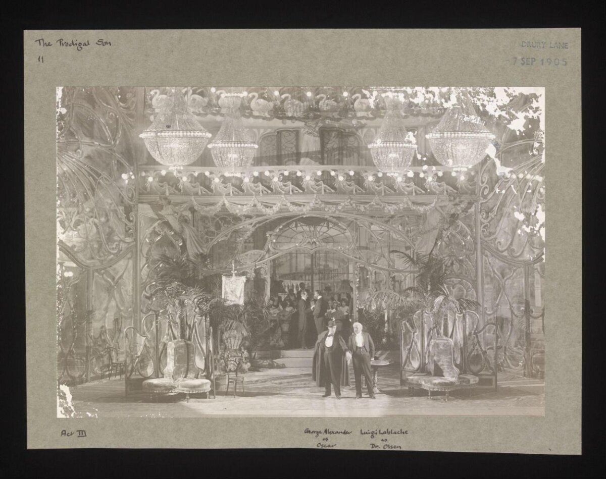 1905 The Prodigal Son Stage Scene