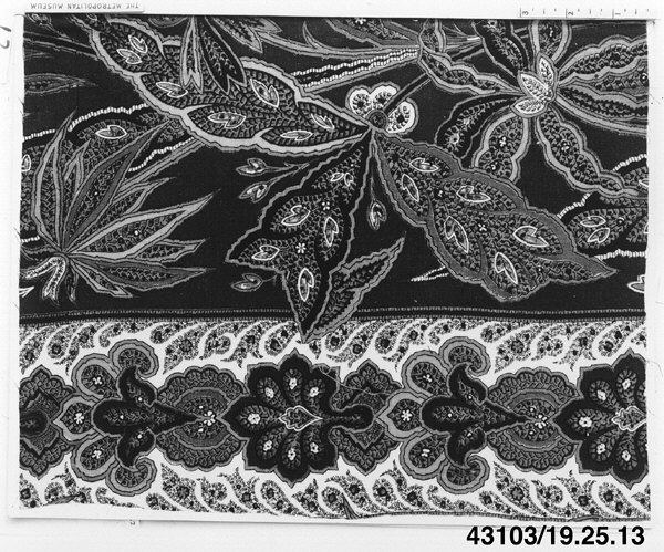 Antique Ornate Textile Pattern Sample