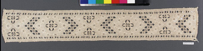 Antique Openwork Embroidered Lace Band