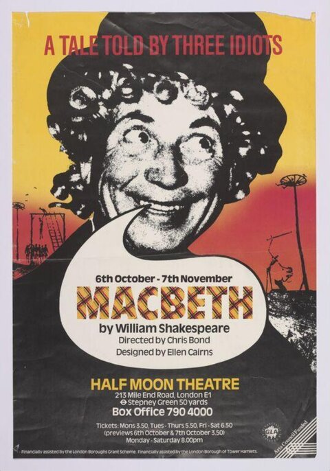 Macbeth Theatre Performance Poster