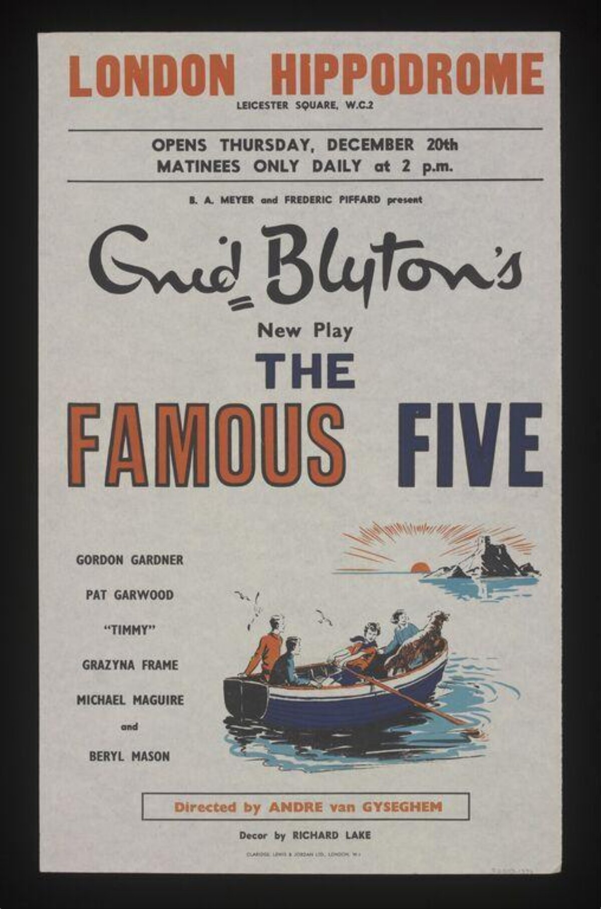The Famous Five Play Poster