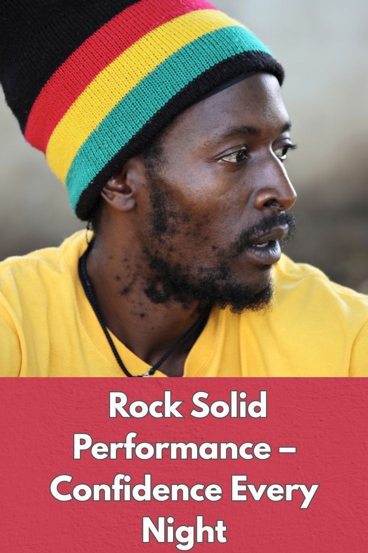 Man With Rasta Beanie Promotional Ad