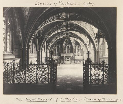1897 St Stephen's Crypt Chapel Interior