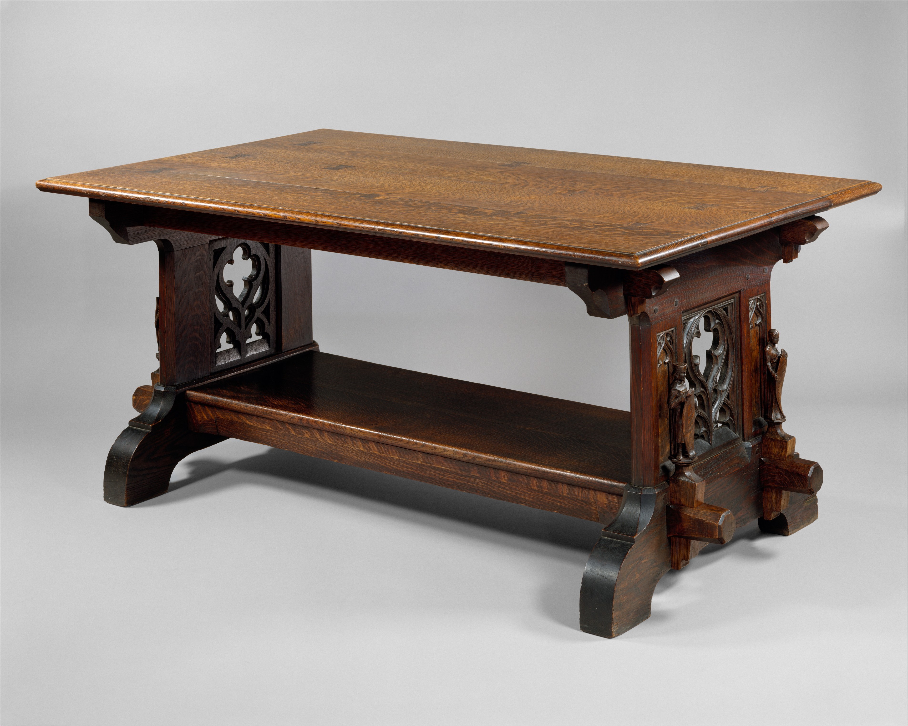 Gothic Style Carved Wooden Table
