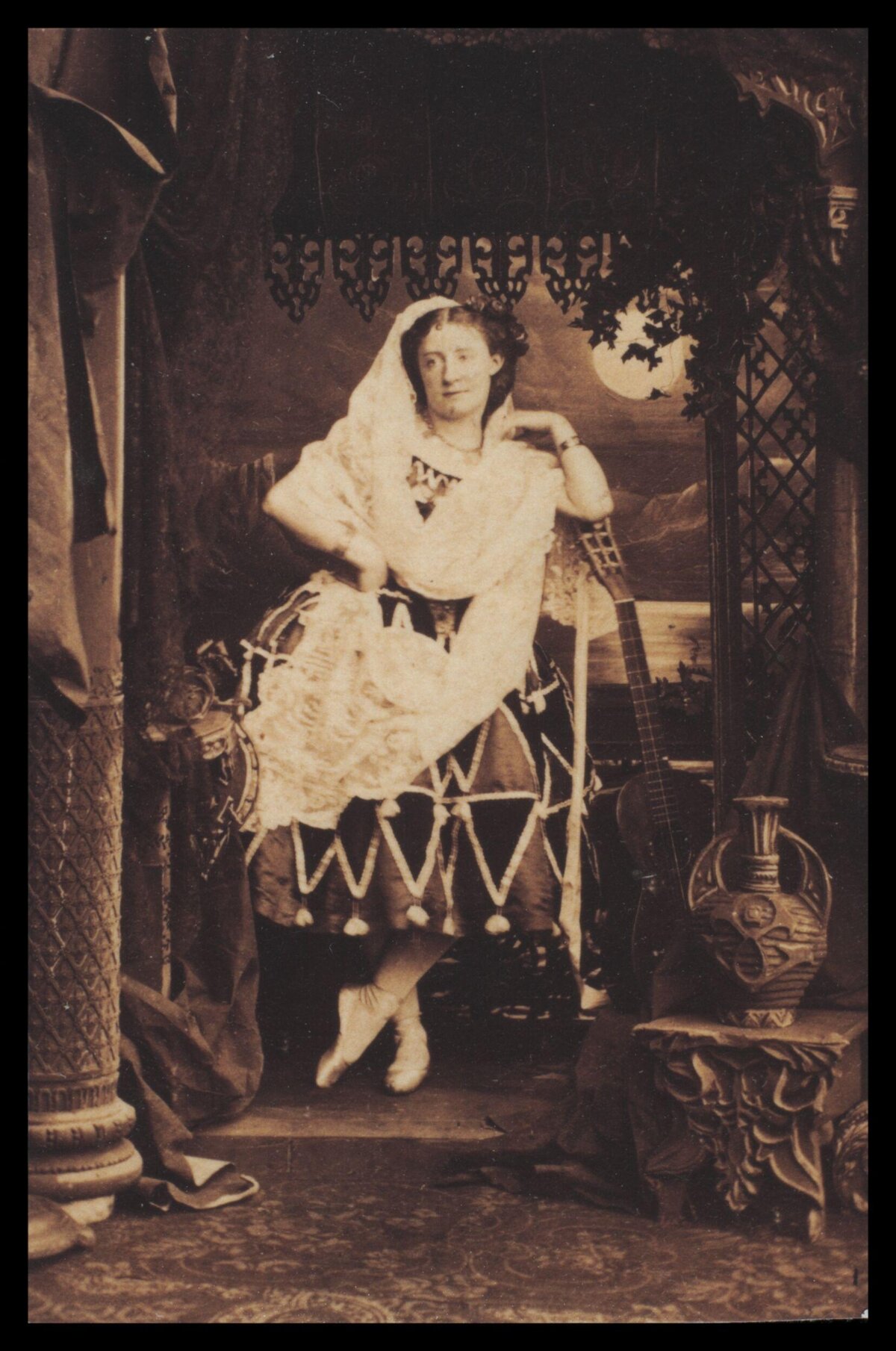 Vintage Studio Portrait of Costumed Woman
