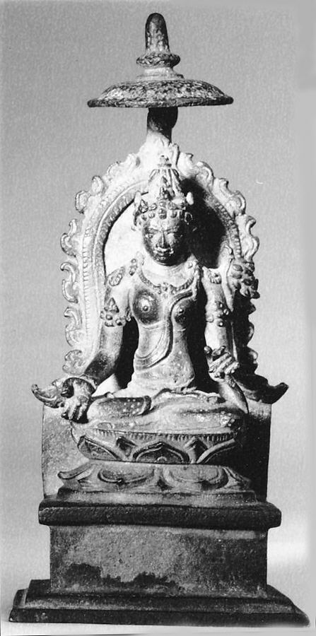 Ancient Seated Buddhist Deity Statue