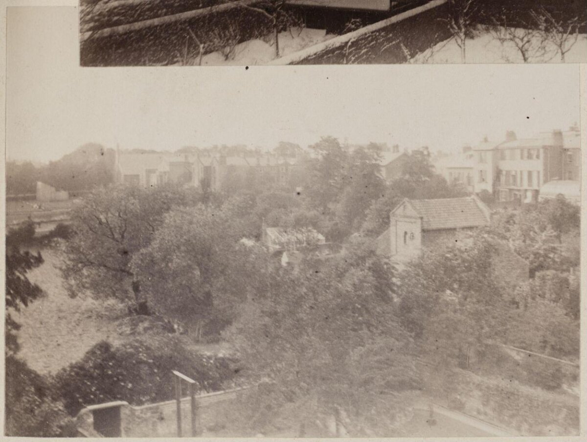 Vintage Suburban Townscape View