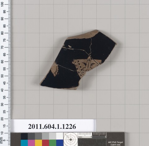 Ancient Painted Pottery Fragment