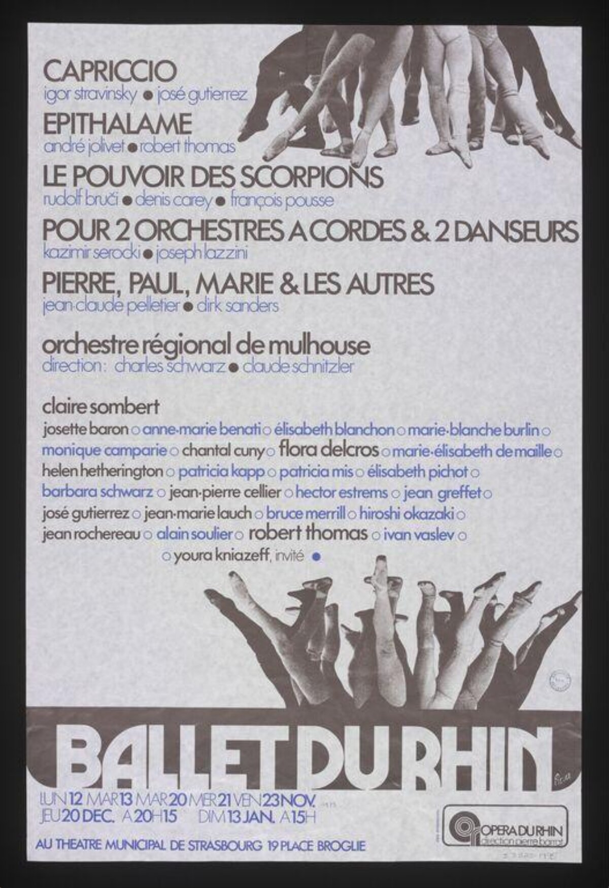 Ballet du Rhin Performance Poster