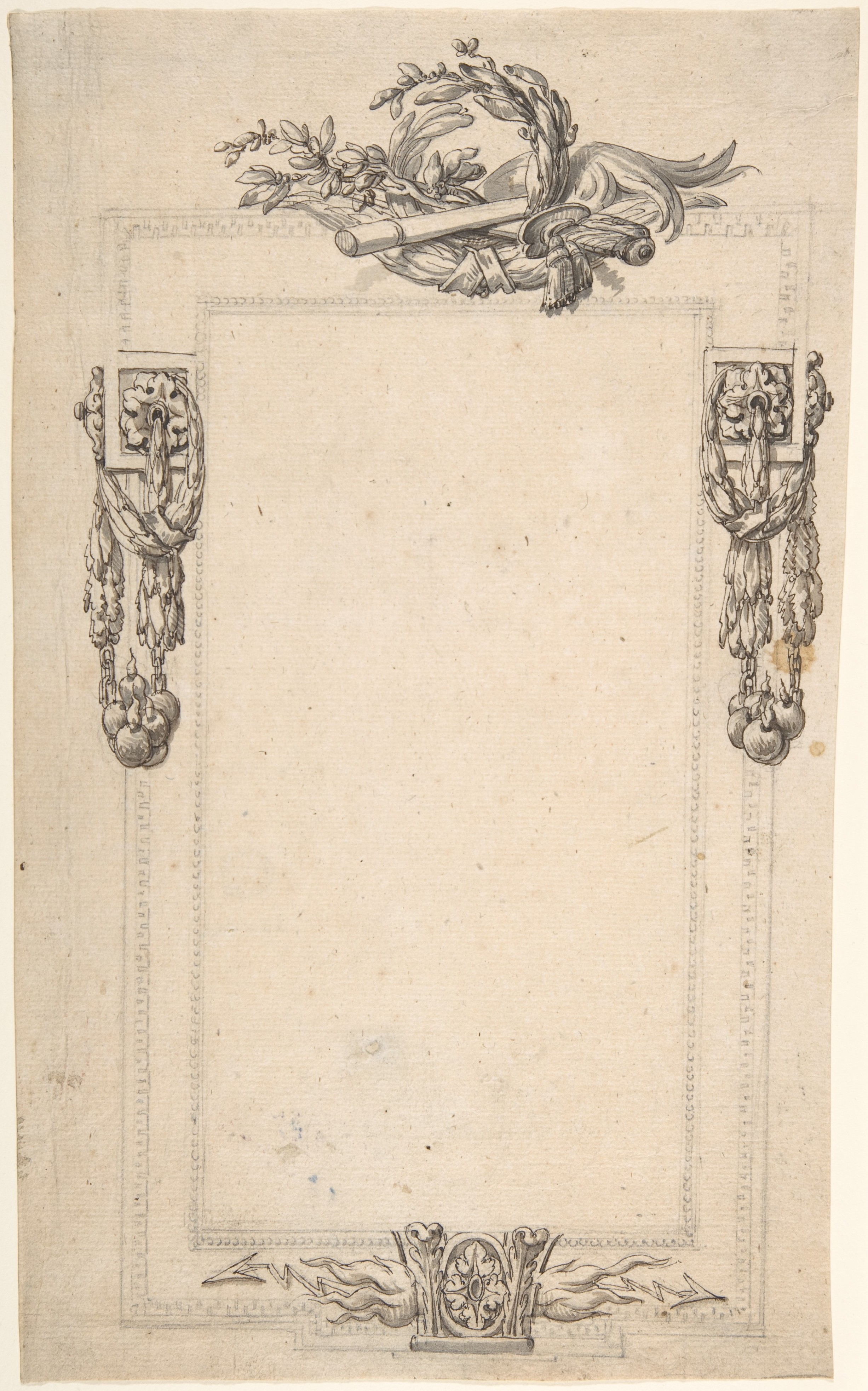 Ornate Decorative Frame Sketch