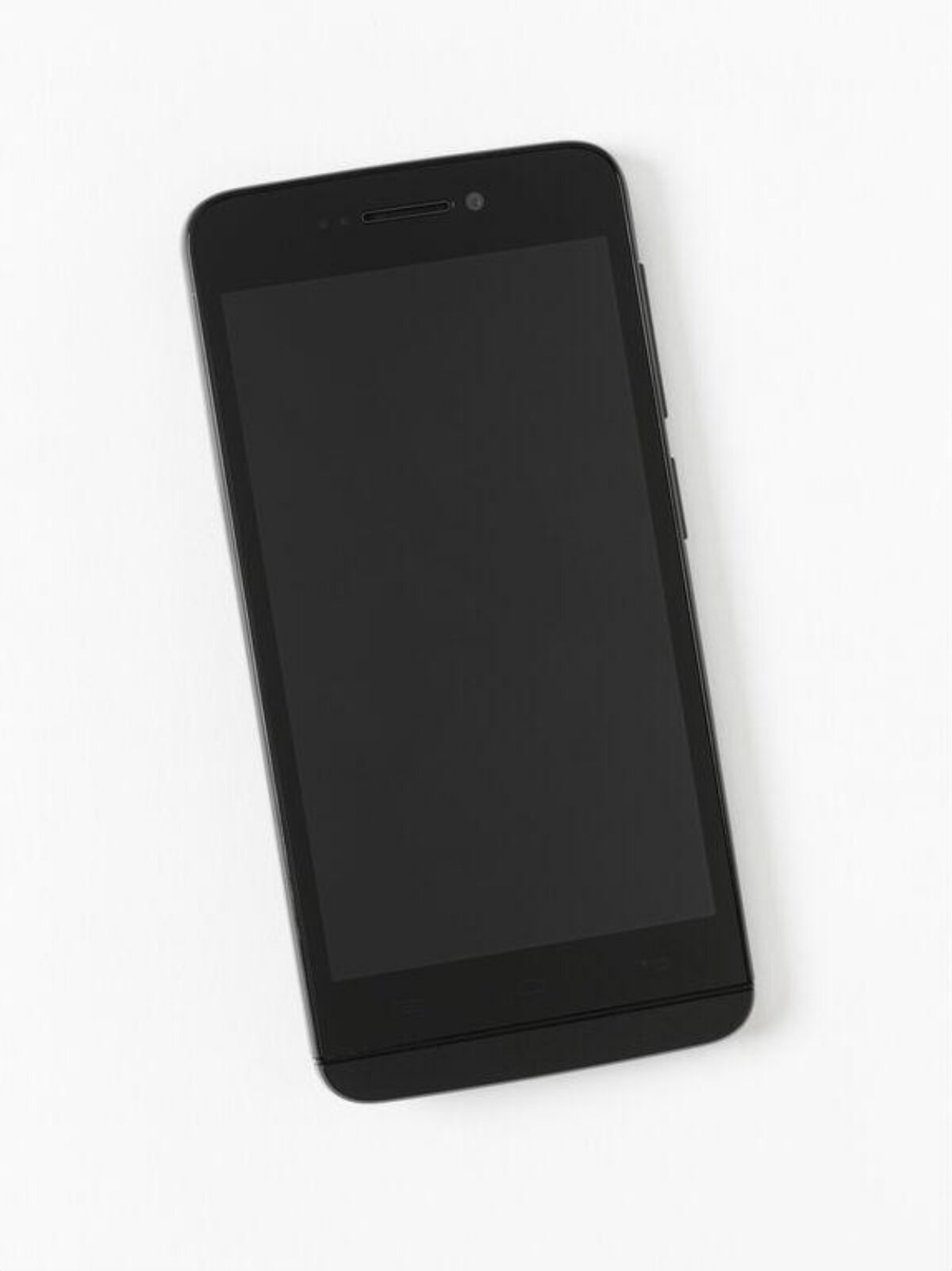 Black Smartphone On White Background