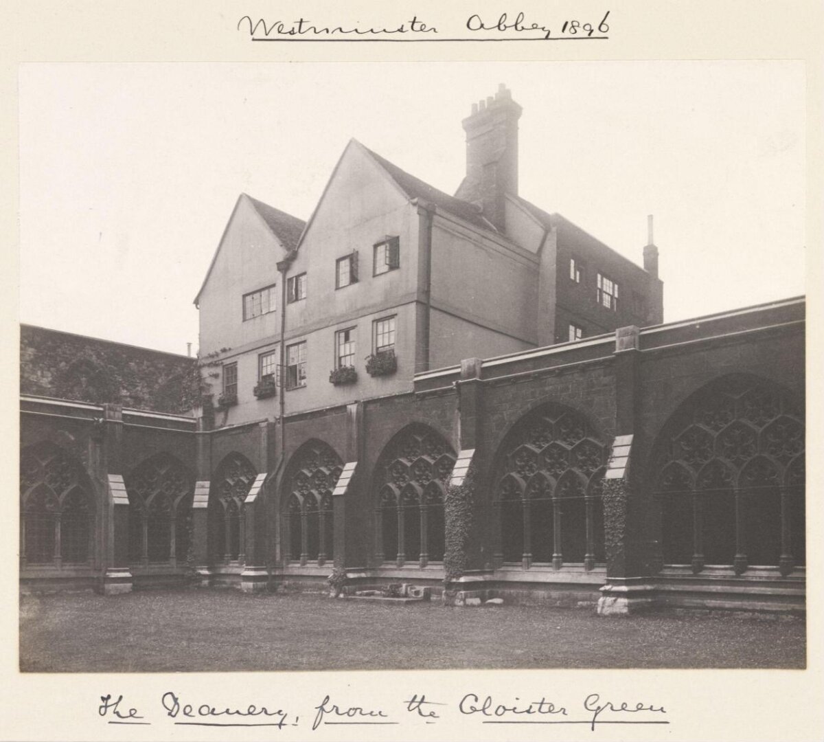 Westminster Abbey Deanery 1896