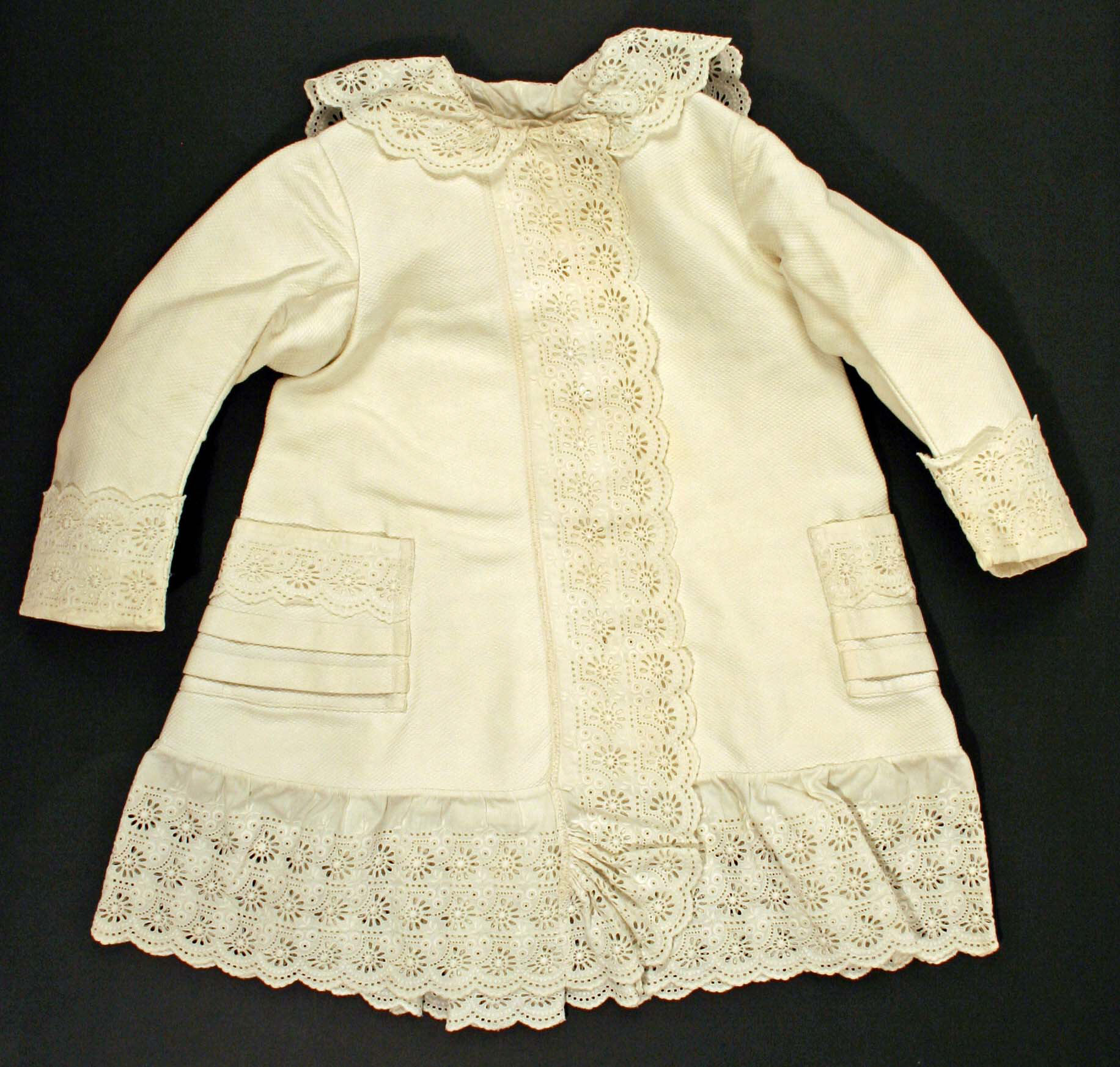 Vintage White Lace Baby Coat