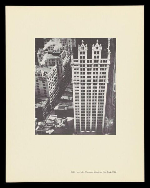 House of a Thousand Windows 1912 New York