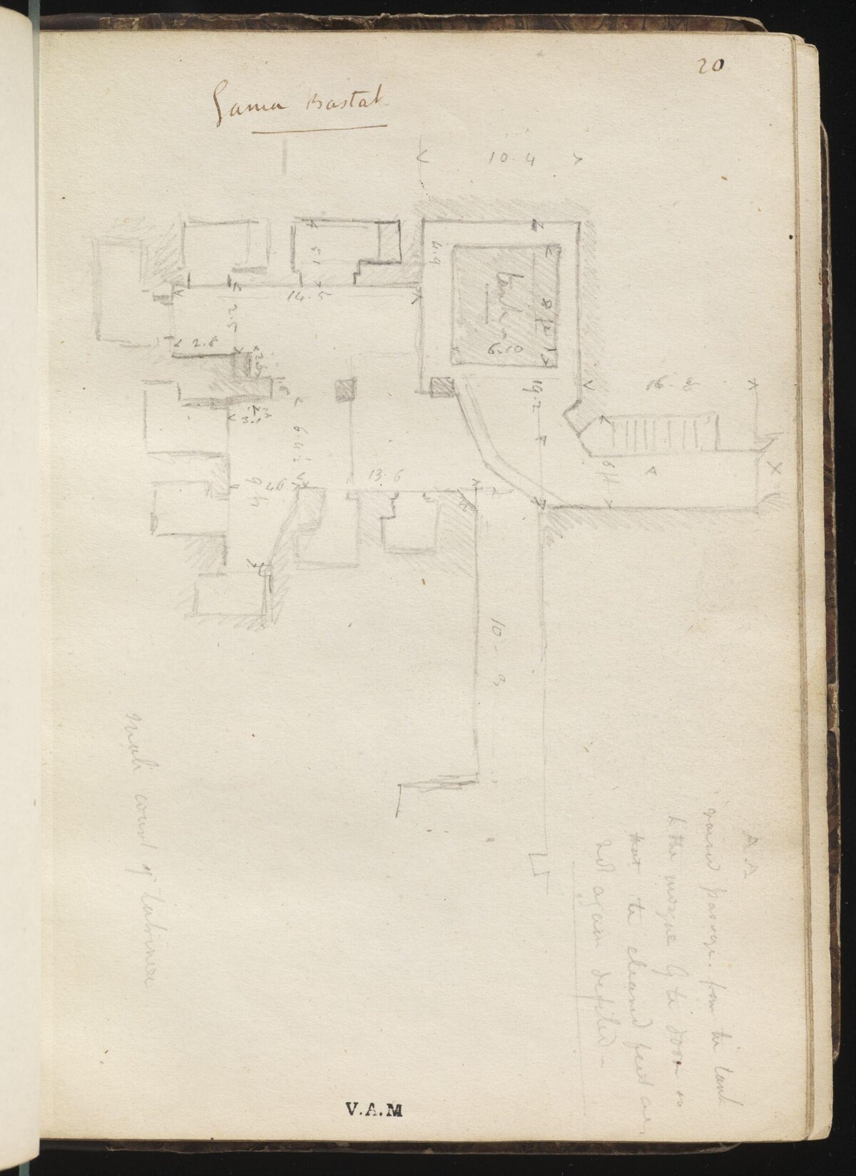 Jama Bastal Hand-Drawn Floor Plan Sketch