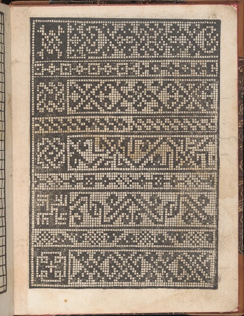 Antique Blackwork Embroidery Pattern