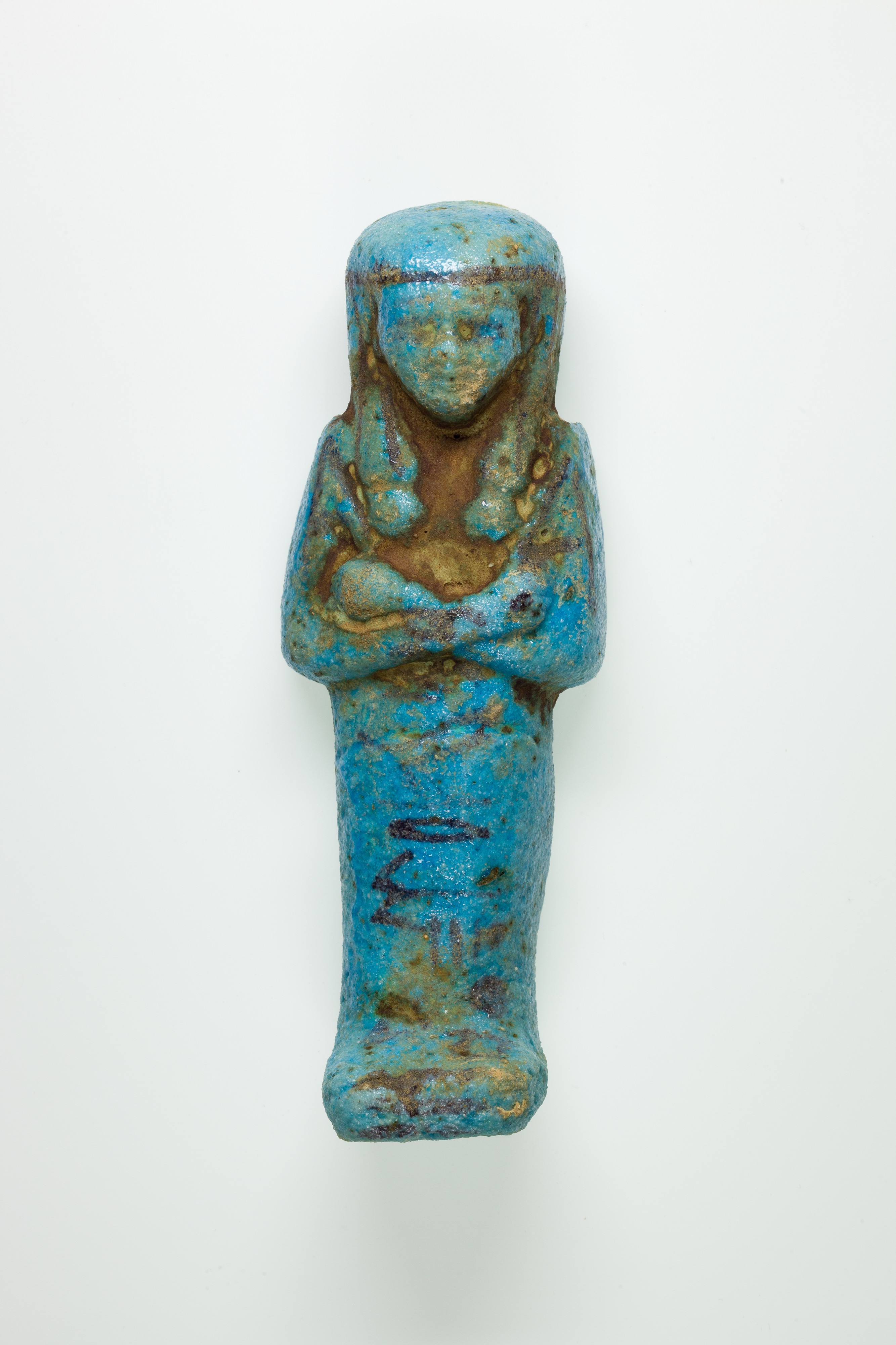 Ancient Egyptian Blue Shabti Figurine