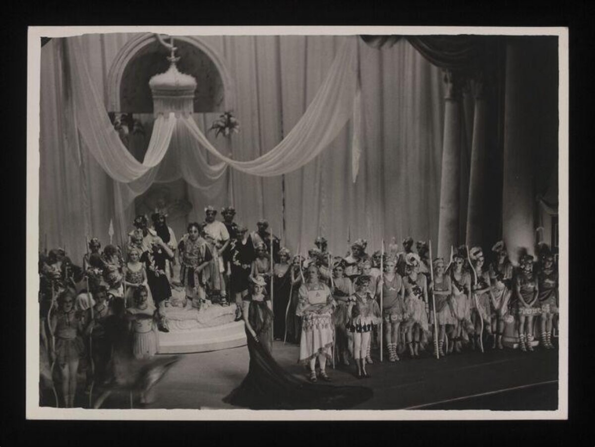 Vintage Stage Opera Performance