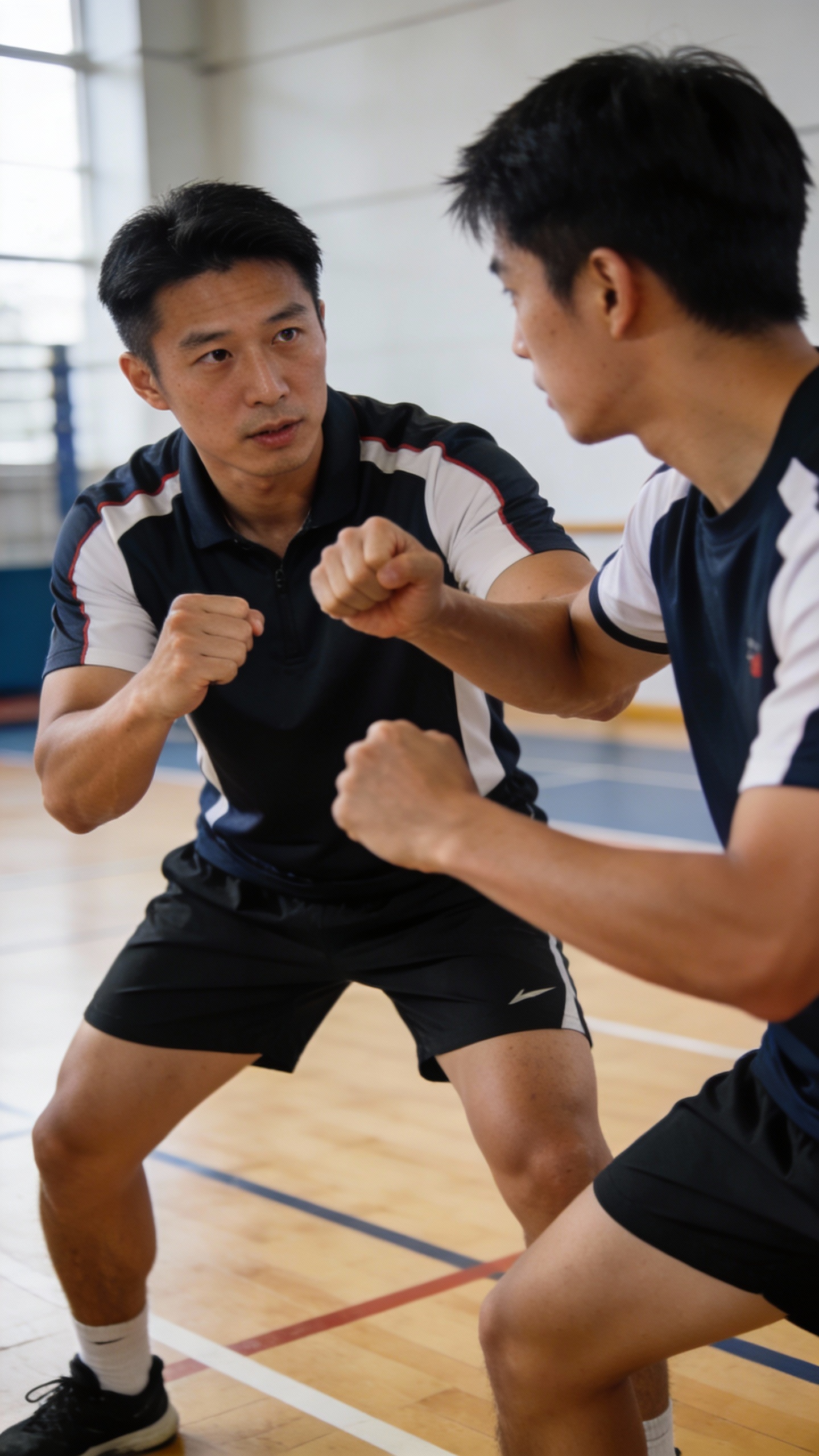 Indoor Martial Arts Training Session