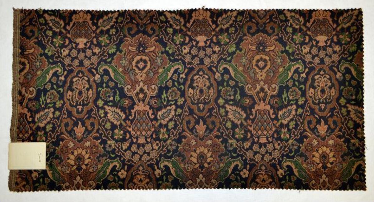 Antique Patterned Rug Fragment