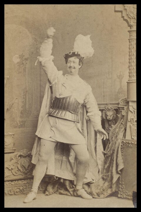 19th Century Actor Theatrical Costume Portrait