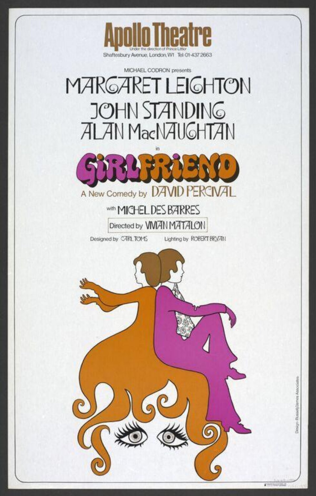 Apollo Theatre Girlfriend Play Poster