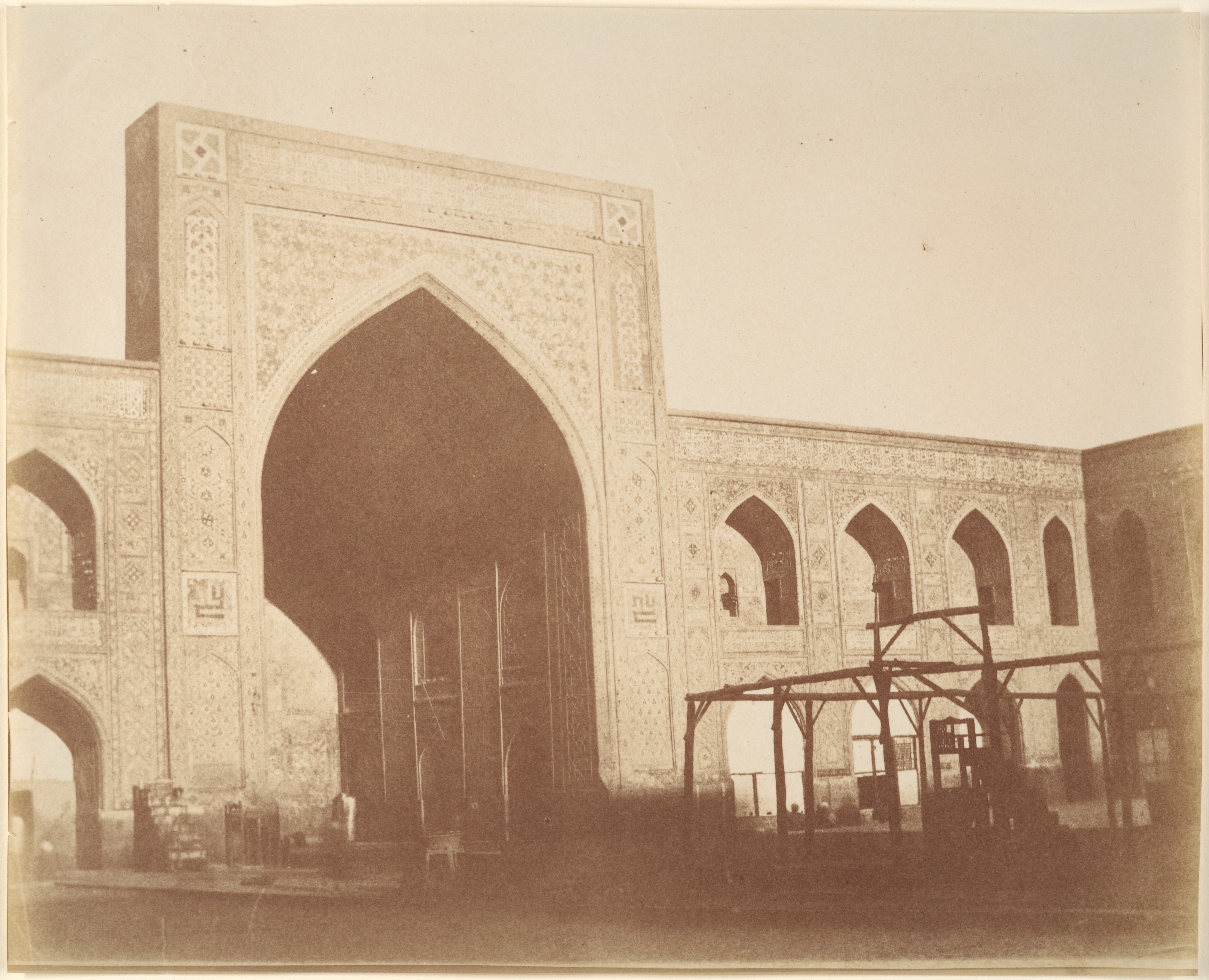 Vintage Islamic Madrasa Courtyard